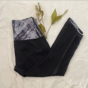 Lululemon Black and Gray Leggings. Size 2